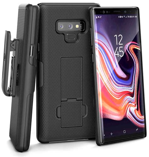 Note 9 Duraclip Case And Holster Black 